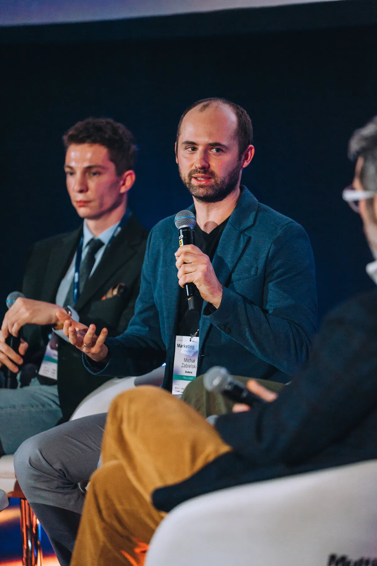 Michał Zabielski podczas panelu dyskusyjnego „Autentyczność na sprzedaż” na III Kongresie Wiedzy PRoto